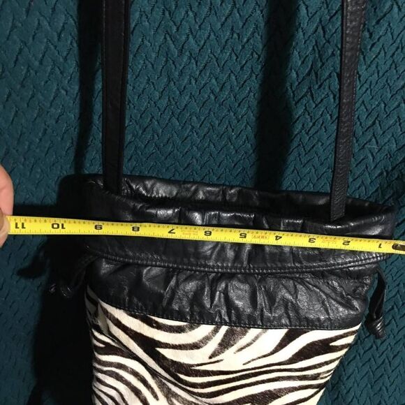 Isabel Zebra Print Crossbody Bag - Picture 7 of 10